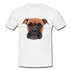Hundefreunde Bulldog Lustiges T-Shirt - Weiß