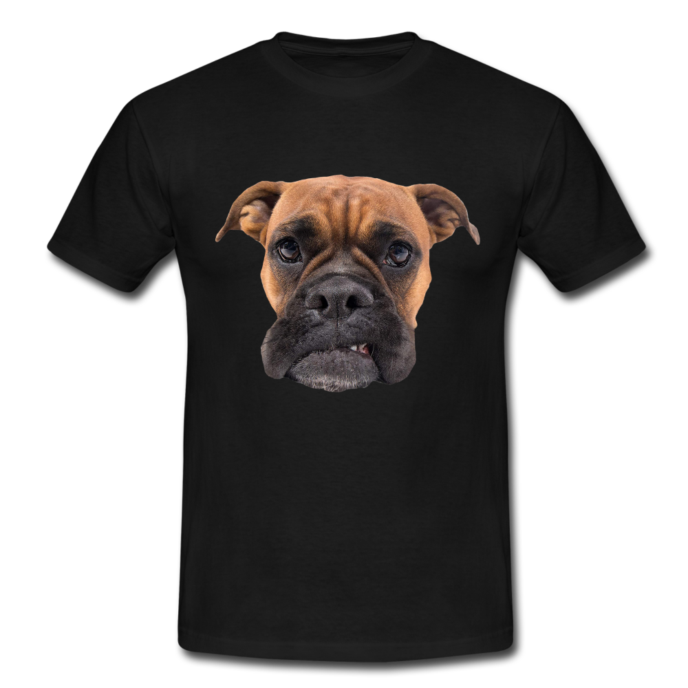Hundefreunde Bulldog Lustiges T-Shirt - Schwarz