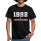 30. Geburtstag Geschenk T-Shirt Geboren 1992 Limited Edition - Schwarz