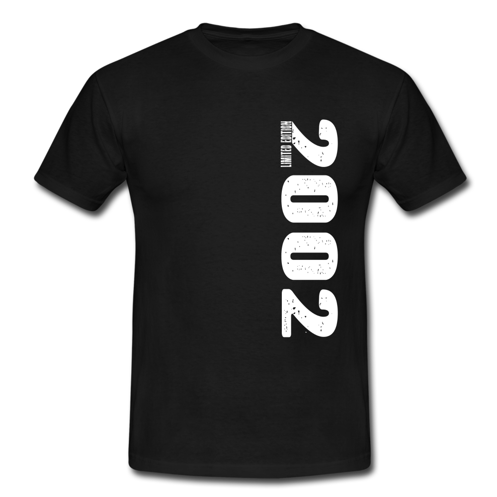 20. Geburtstag 2002 Limited Edition Geschenk T-Shirt - Schwarz