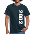 20. Geburtstag 2002 Limited Edition Geschenk T-Shirt - Navy