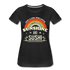Just a Girl Who Love Sushi & Sunshine Retro Style Frauen Premium T-Shirt - Schwarz