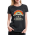 Just a Girl Who Love Sushi & Sunshine Retro Style Frauen Premium T-Shirt - Schwarz