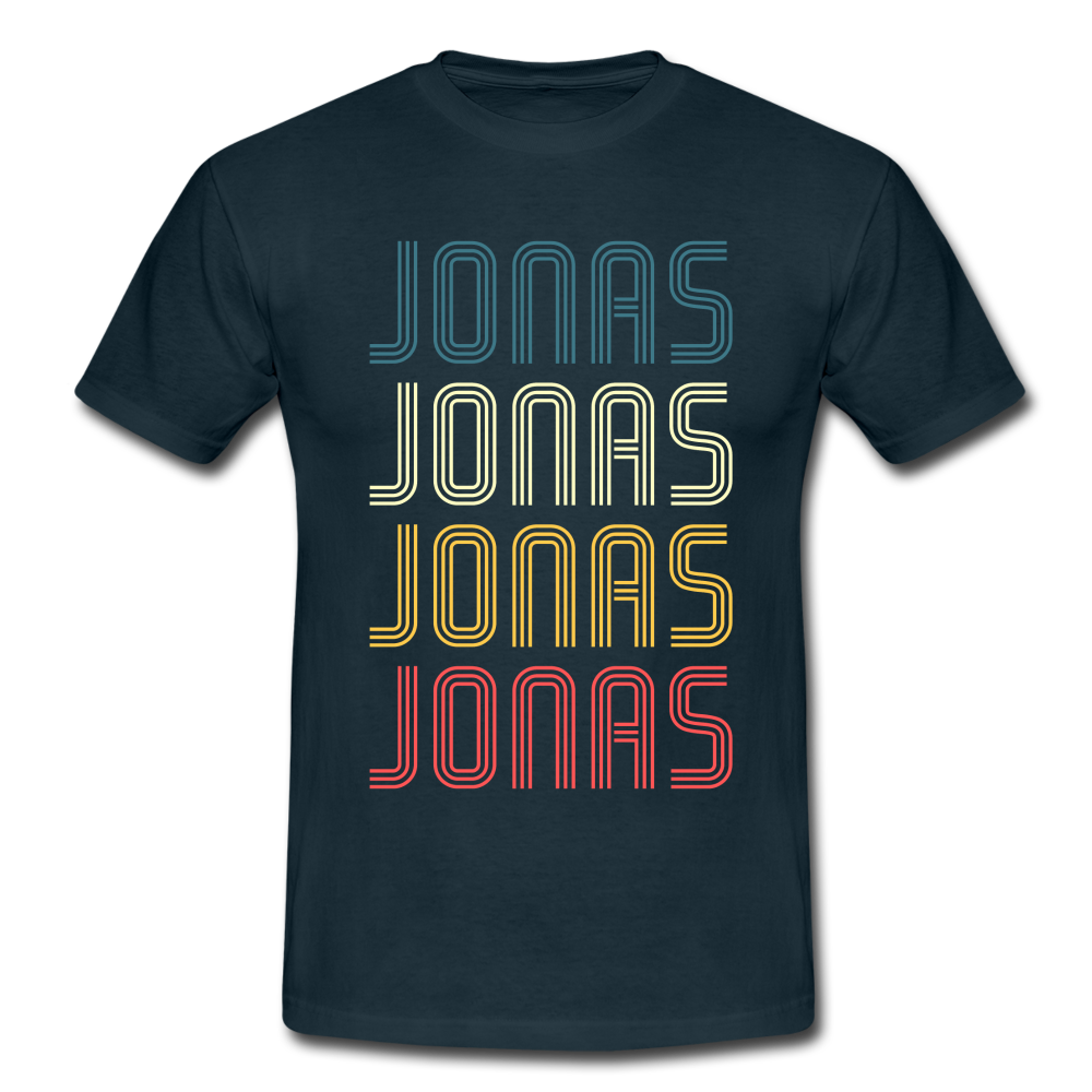 JONAS Geburtstagsgeschenk Names T-Shirt - Navy