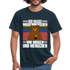 Ich hasse Morgenmenschen und Morgen und Menschen T-Shirt - Navy
