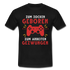 Gamer zum Zocken geboren zur Arbeit gezwungen Gaming T-Shirt - Schwarz