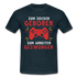 Gamer zum Zocken geboren zur Arbeit gezwungen Gaming T-Shirt - Navy