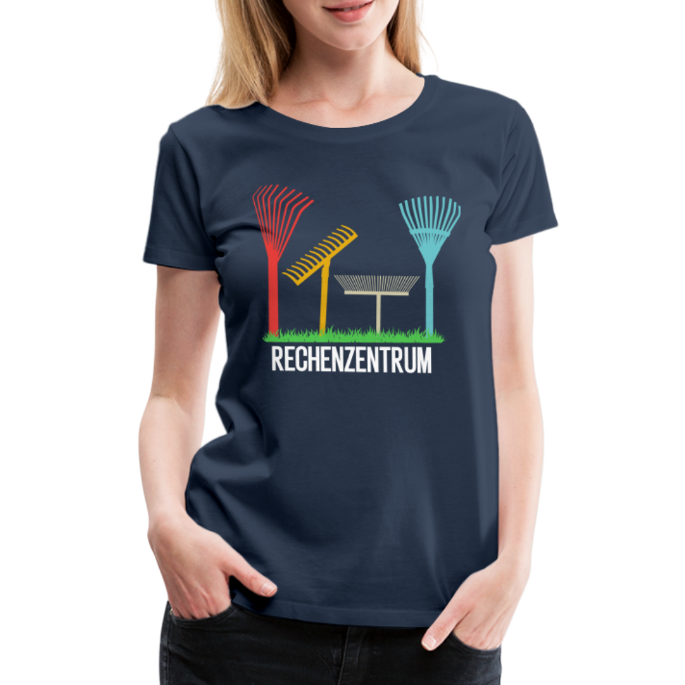 Gärtner Garten Freunde Rechenzentrum Lustiges Garten Frauen Premium T-Shirt - Navy