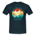 Ich Liebe Hühner die kacken Frühstück Lustiges T-Shirt - Navy