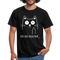 Katze Mittelfinger Ich sag dazu nur...  Lustiges Ironisches T-Shirt - Schwarz