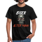 Böser alter Mann Totenkopf mit Sonnenbrille Lustiges T-Shirt - Schwarz