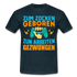 Gamer Zum Zocken geboren zur Arbeit gezwungen Gaming T-Shirt - Navy