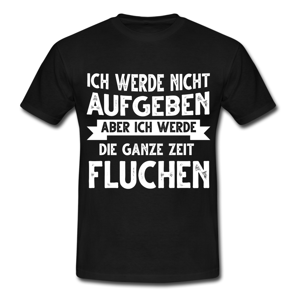 Ich rege mich nicht auf, die anderen regen mich auf Lustiges T-Shirt - Schwarz