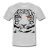 Majestätischer Tiger T-Shirt - Grau meliert