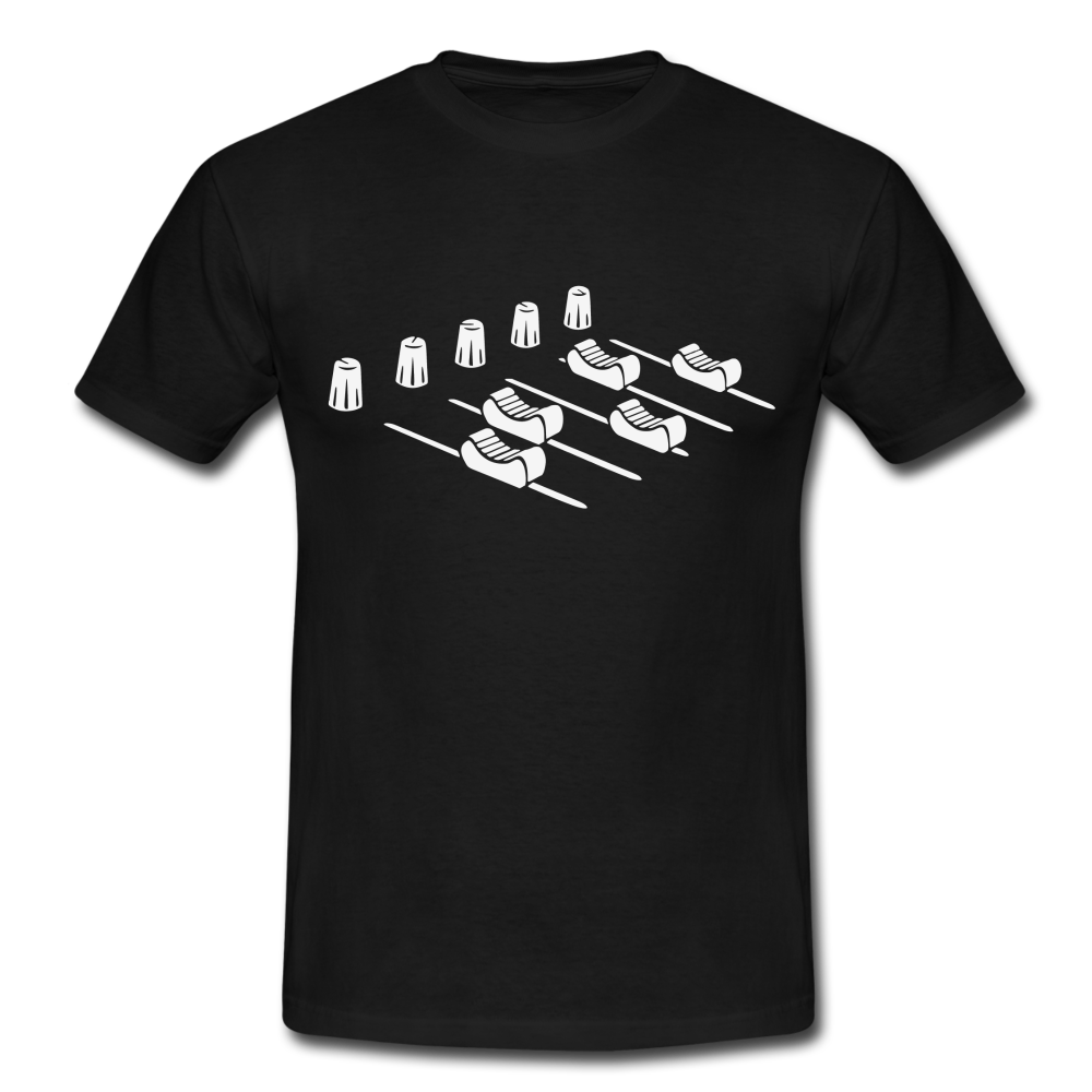 DJ Mischpult Equalizer Mixer Geschenkidee Lustiges T-Shirt - Schwarz