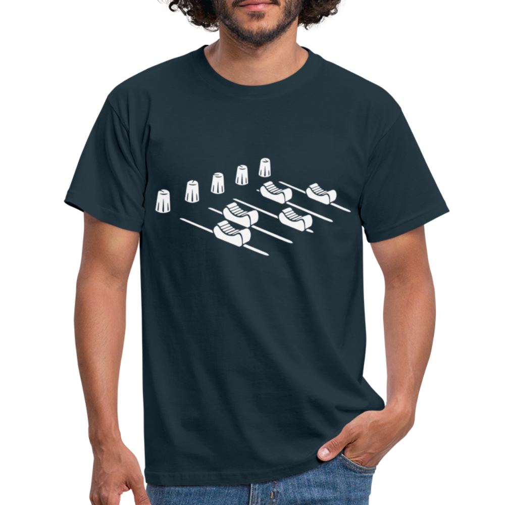 DJ Mischpult Equalizer Mixer Geschenkidee Lustiges T-Shirt - Navy