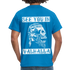 Wikinger Viking Totenkopf See You in Valhalla T-Shirt - Royalblau