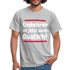 Bergsteigen Shirt Wandern Umkehren ist jetzt auch Quatsch Witziges T-Shirt - Grau meliert