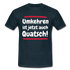 Bergsteigen Shirt Wandern Umkehren ist jetzt auch Quatsch Witziges T-Shirt - Navy