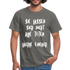 Sie lassen sich nicht alle töten lächle einfach witziges T-Shirt - Graphit