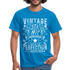50. Geburtstag Vintage Style Geboren 1972 Männer Geschenk T-Shirt - royal blue