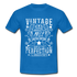 40. Geburtstag Vintage Style Geboren 1982 Männer Geschenk T-Shirt - royal blue