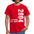 18. Geburtstag Legendär seit 2004 Geschenk Männer T-Shirt - red