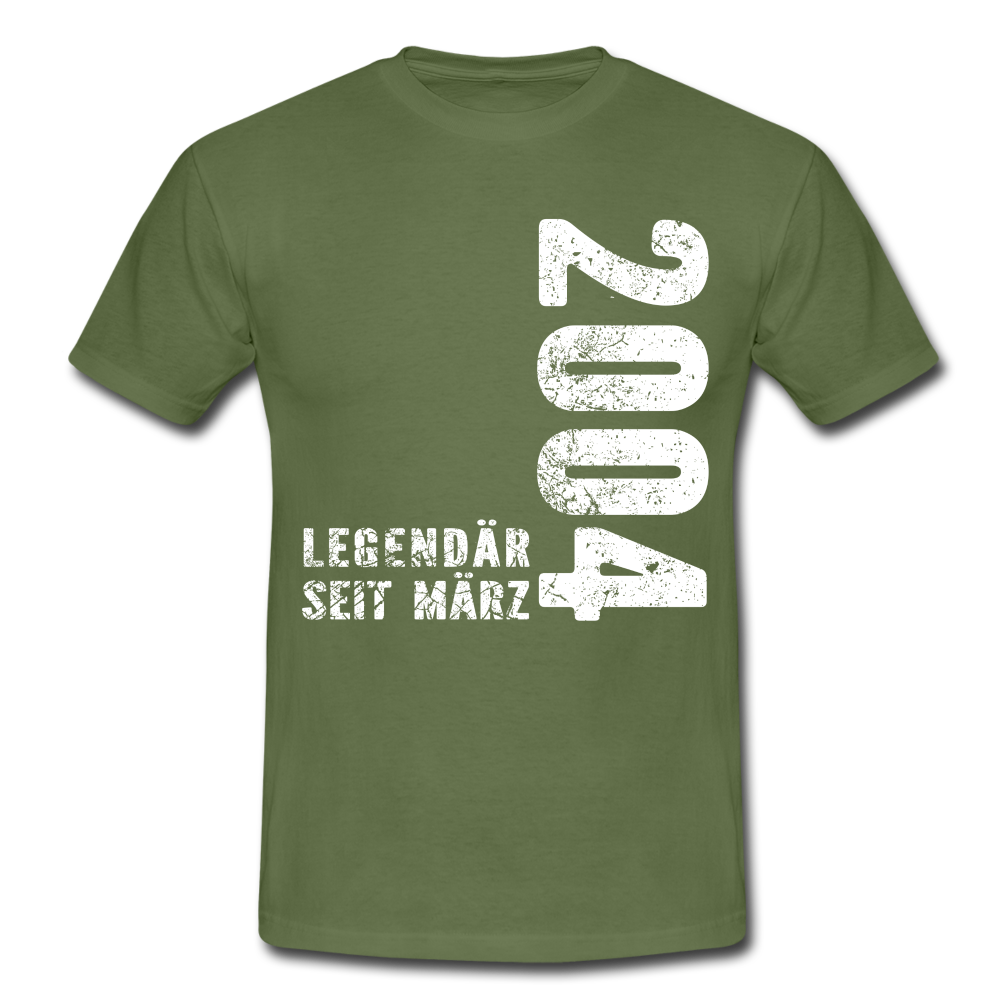 18. Geburtstag Legendär seit 2004 Geschenk Männer T-Shirt - military green