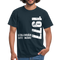 45. Geburtstag Legendär seit 1977 Geschenk Männer T-Shirt - navy