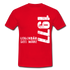 45. Geburtstag Legendär seit 1977 Geschenk Männer T-Shirt - red