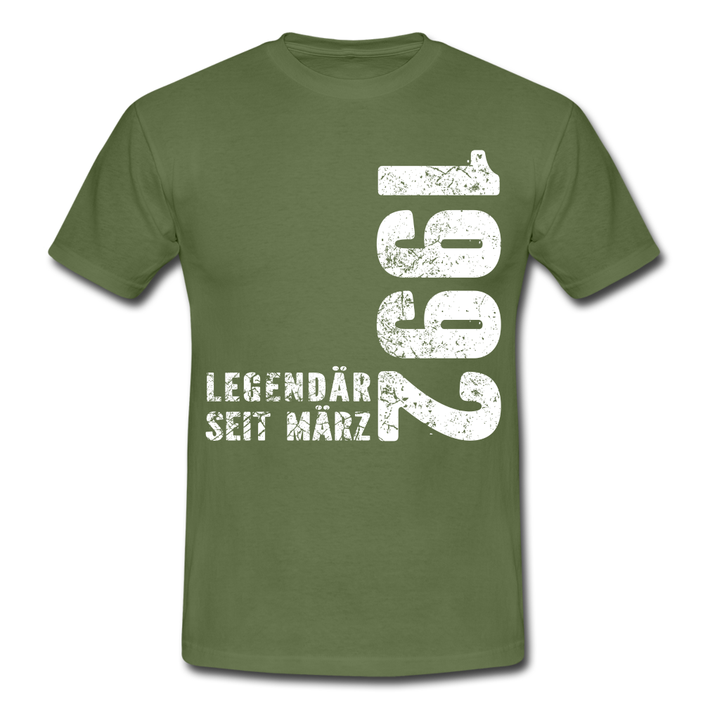30. Geburtstag Legendär seit 1992 Geschenk Männer T-Shirt - military green