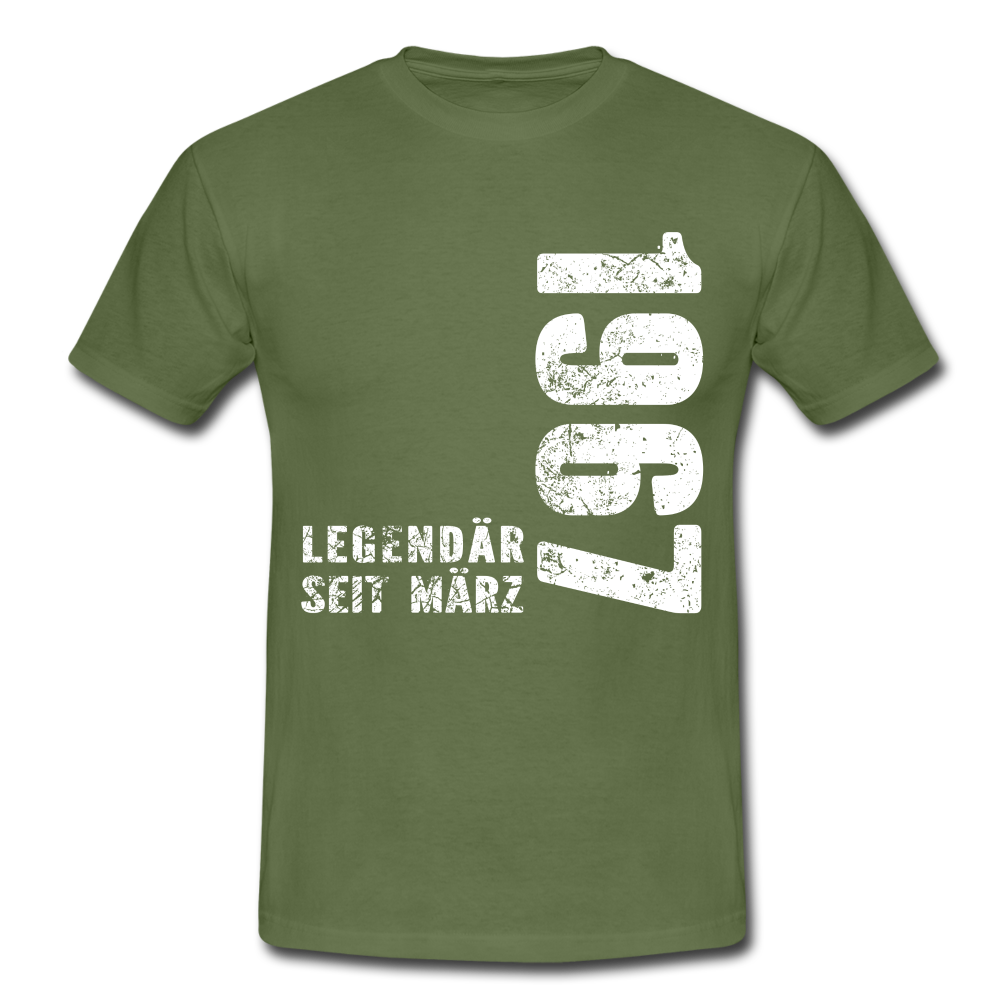 55. Geburtstag Legendär seit 1967 Geschenk Männer T-Shirt - military green