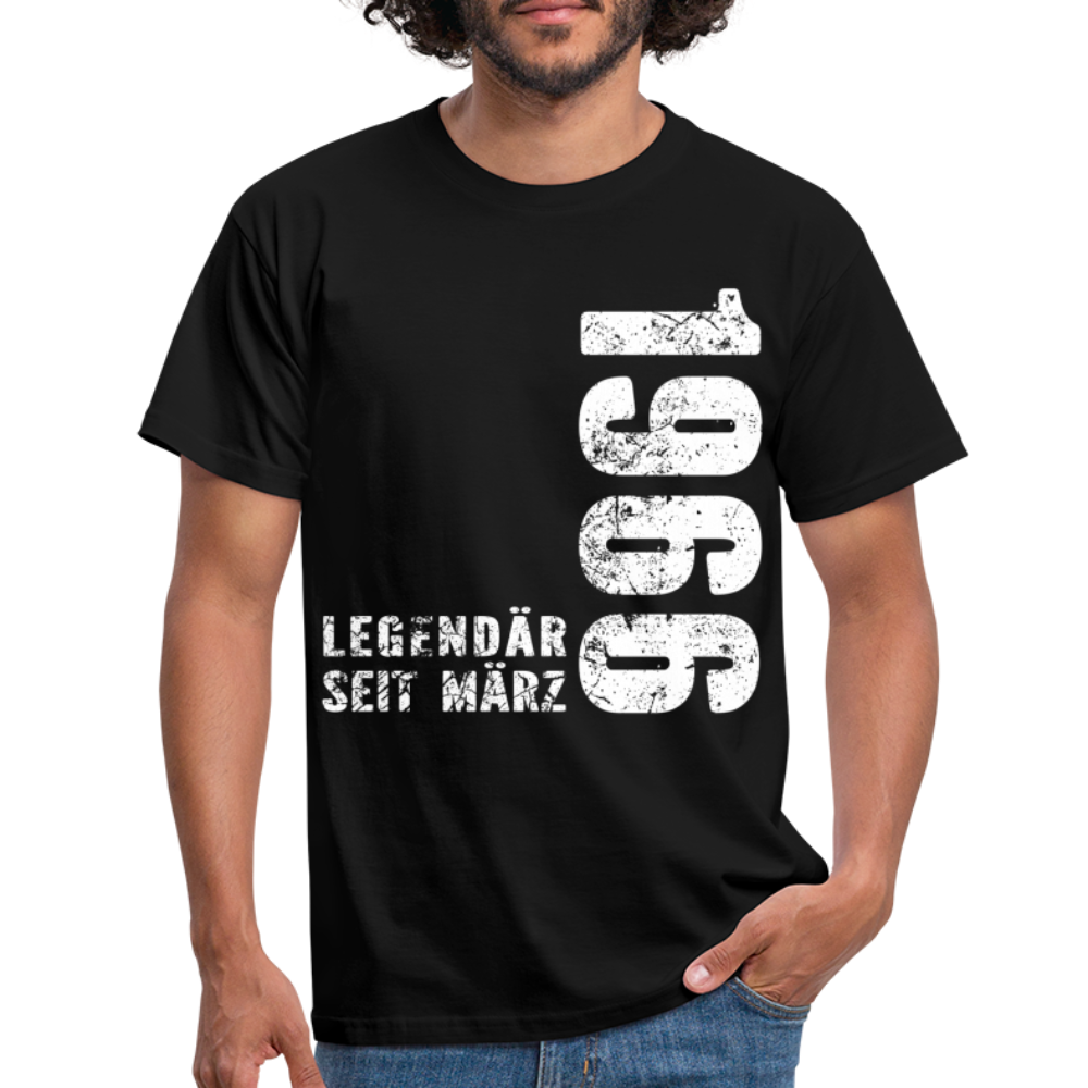 56. Geburtstag Legendär seit 1966 Geschenk Männer T-Shirt - black