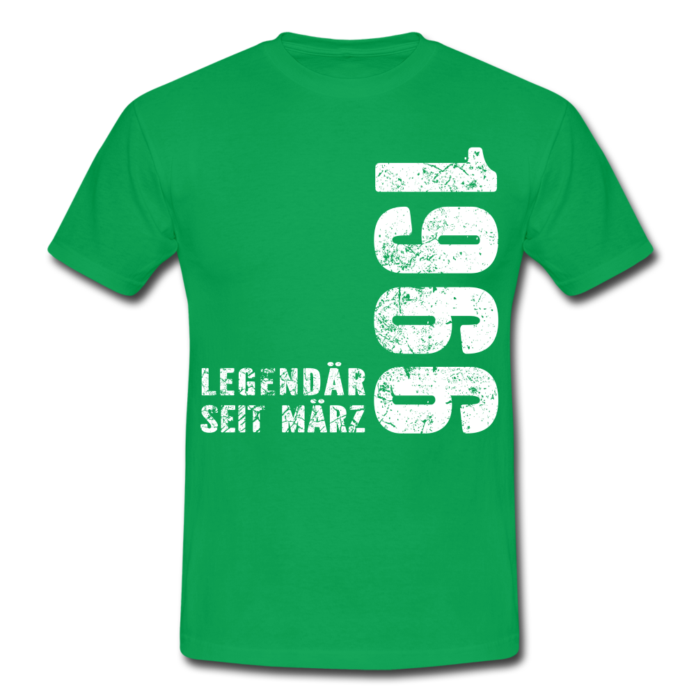 56. Geburtstag Legendär seit 1966 Geschenk Männer T-Shirt - kelly green