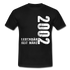 20. Geburtstag Legendär seit 2002 Geschenk Männer T-Shirt - black