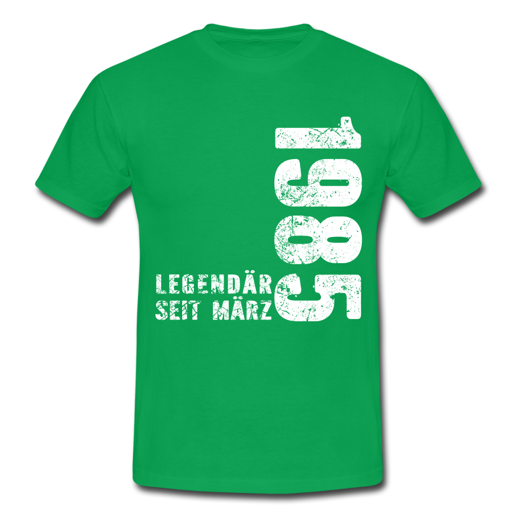 37. Geburtstag Legendär seit 1985 Geschenk Männer T-Shirt - kelly green