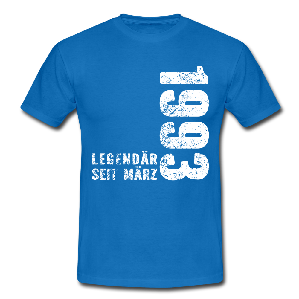 29. Geburtstag Legendär seit 1993 Geschenk Männer T-Shirt - royal blue