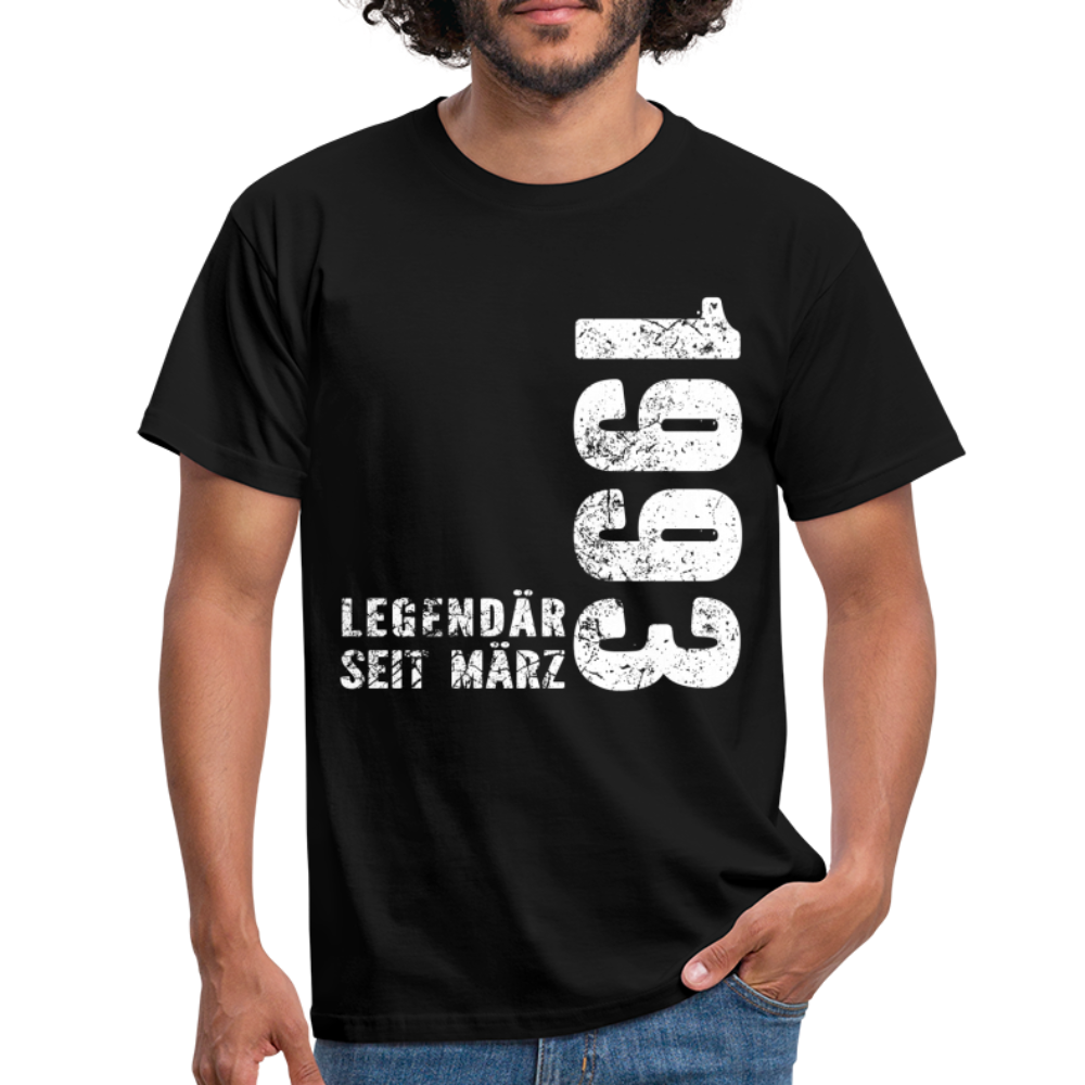 29. Geburtstag Legendär seit 1993 Geschenk Männer T-Shirt - black