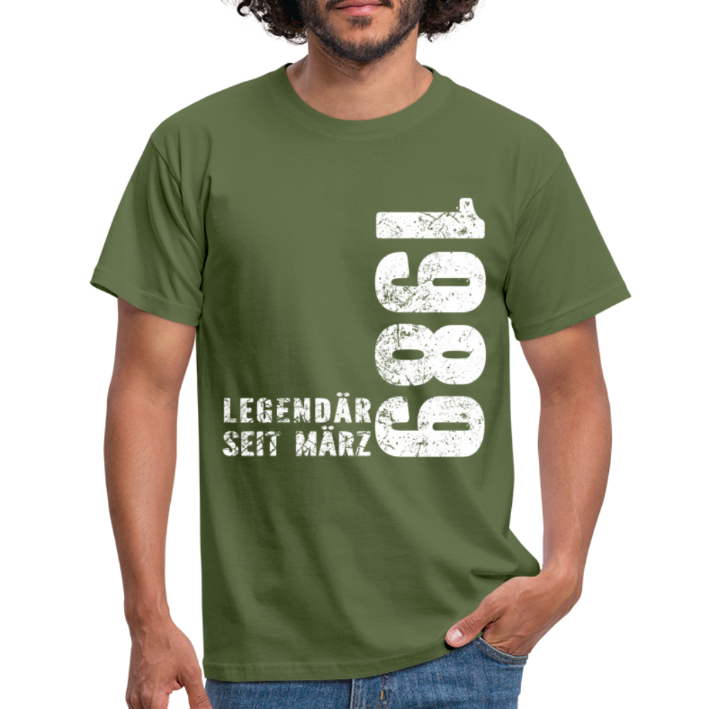 33. Geburtstag Legendär seit 1989 Geschenk Männer T-Shirt - military green