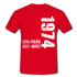 48. Geburtstag Legendär seit 1974 Geschenk Männer T-Shirt - red