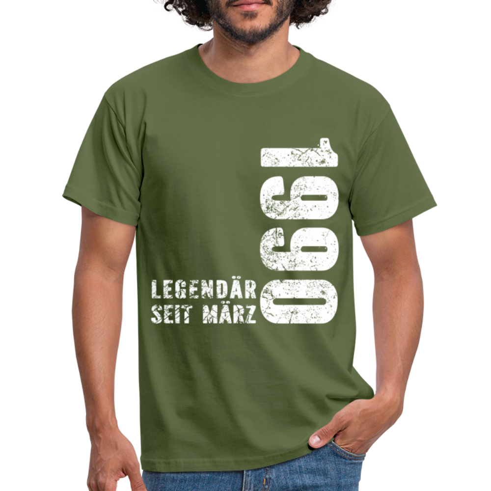 32. Geburtstag Legendär seit 1990 Geschenk Männer T-Shirt - military green