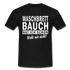 Sport Muffel Waschbrettbauch steht mir nicht Lustiges Spruch T-Shirt - black