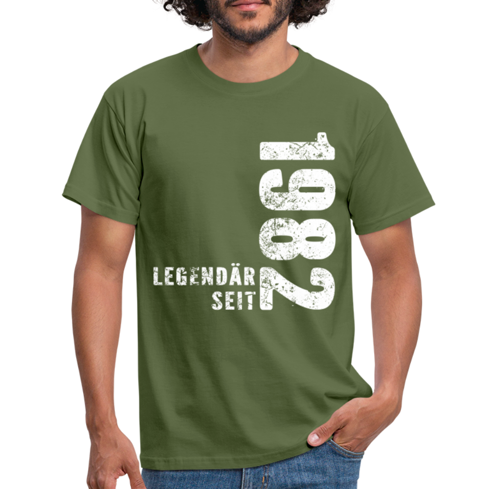 40. Geburtstag Legendär seit 1982 Geschenkidee Männer T-Shirt - military green