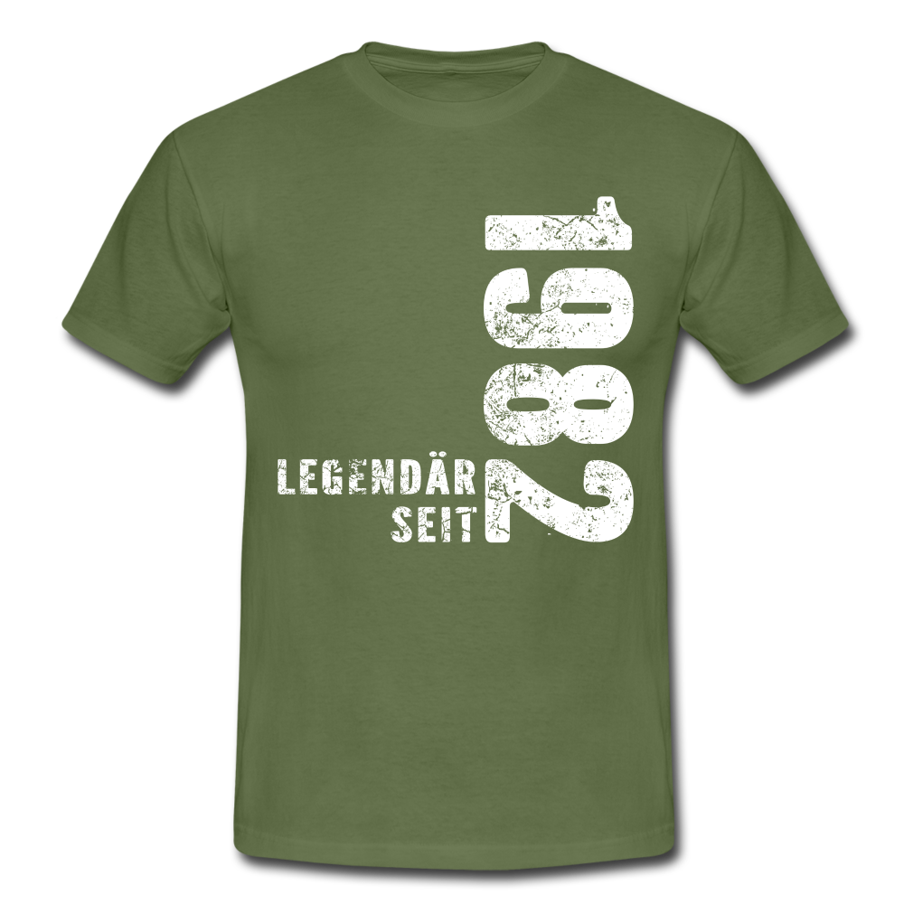 40. Geburtstag Legendär seit 1982 Geschenkidee Männer T-Shirt - military green