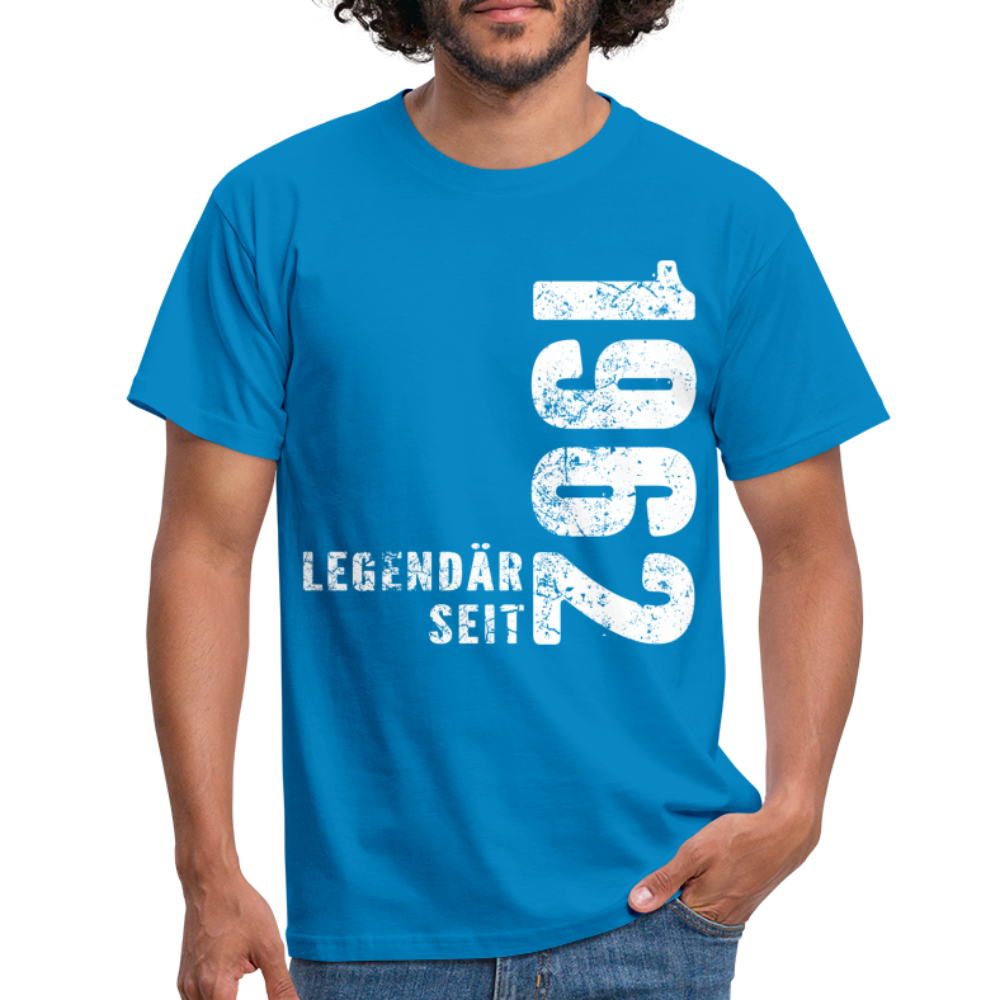 60. Geburtstag Legendär seit 1962 Geschenkidee Männer T-Shirt - royal blue