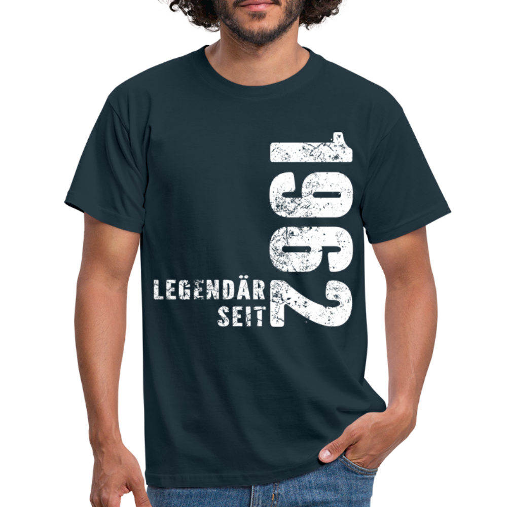 60. Geburtstag Legendär seit 1962 Geschenkidee Männer T-Shirt - navy