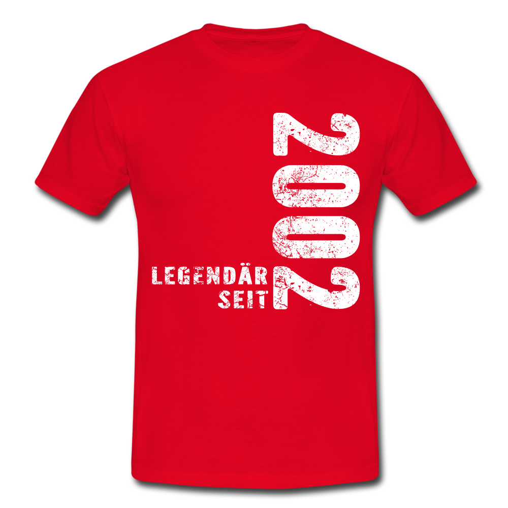 20. Geburtstag Legendär seit 2022 Geschenkidee Männer T-Shirt - red