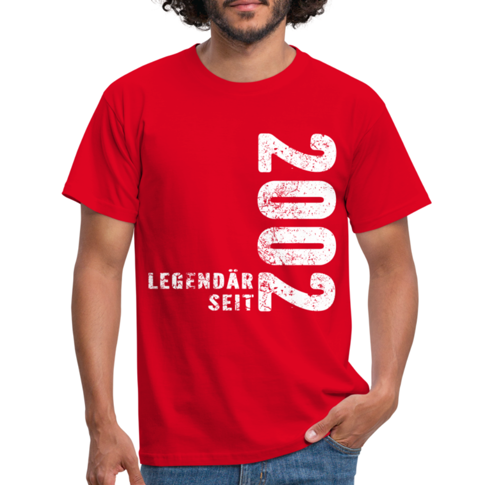 20. Geburtstag Legendär seit 2022 Geschenkidee Männer T-Shirt - red