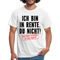 Rente Ruhestand Bin in Rente Lustiges Geschenk Männer T-Shirt - white