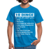 Auto Freak Auto Liebhaber 10 Dinge die ich im Leben will T-Shirt - royal blue